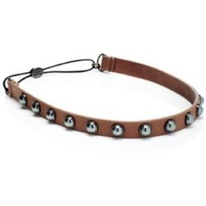 Juicy Couture Leather Studded Headband